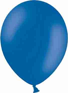 Pastel Royal Blue Latex Round 11in/27.5cm