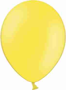Pastel Yellow Latex Round 5in/12.5cm