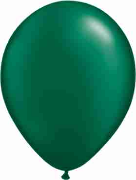 Pearl Forest Green Latex Round 11in/27.5cm