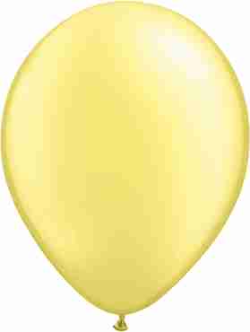 Pearl Lemon Chiffon Latex Round 16in/40cm