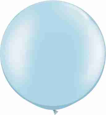 Pearl Light Blue Latex Round 30in/75cm