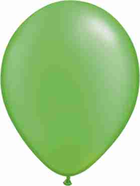 Pearl Lime Green Latex Round 11in/27.5cm