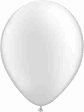 Pearl White Latex Round 16in/40cm