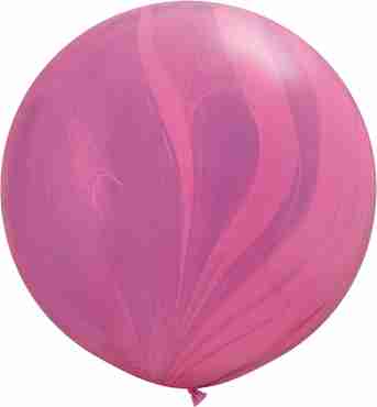 Pink Violet Rainbow SuperAgate Latex Round 30in/75cm