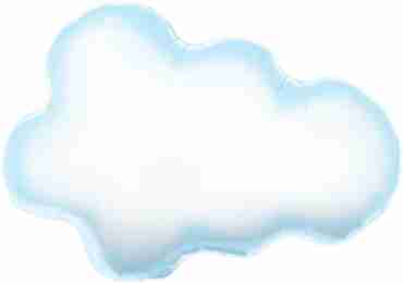 Puffy Cloud Foil Shape 30in/76cm