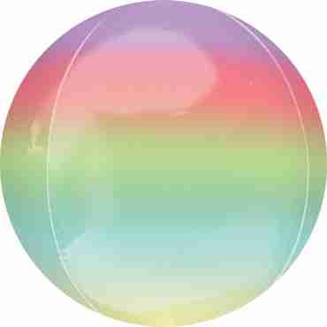 Rainbow Ombre Orbz 15in/38cm x 16in/40cm