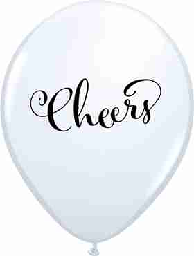 Simply Cheers Standard White Latex Round 11in/27.5cm