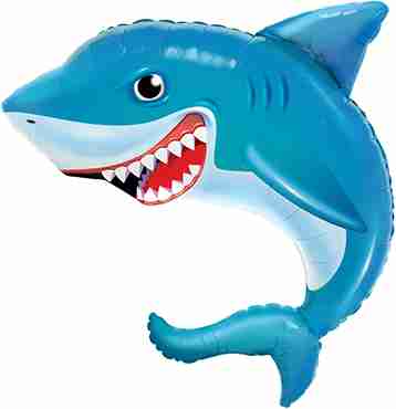 Smilin Shark Foil Shape 36in/90cm