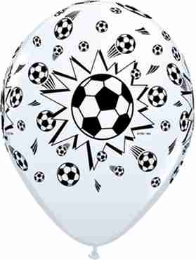 Soccer Balls Standard White Latex Round 11in/27.5cm