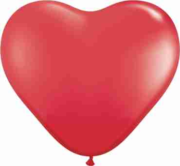 Standard Red Latex Heart 11in/27.5cm