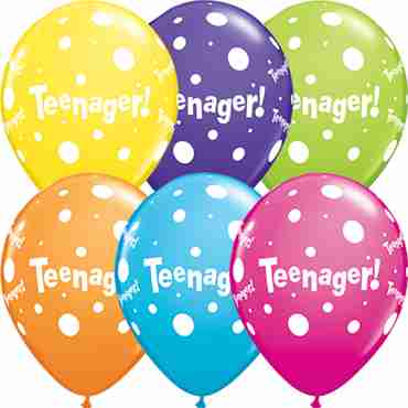 Teenager Tropical Assortment Latex Round 11in/27.5cm