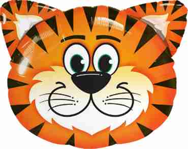 Tickled Tiger Foil Shape 14in/36cm