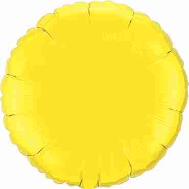 Yellow Foil Round 18in/45cm